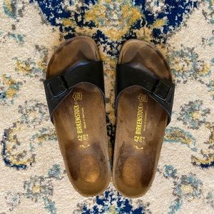 Birkenstock Madrid Size 42 Black
